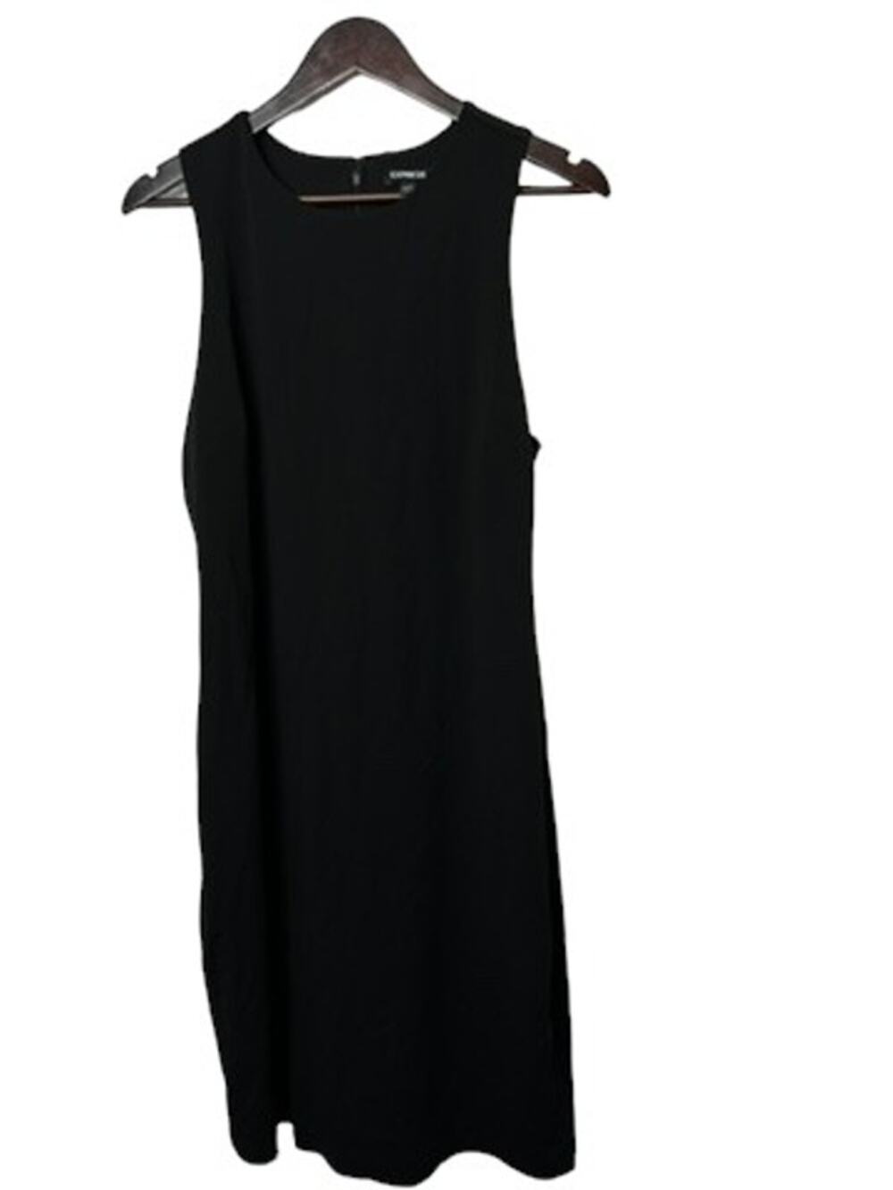 Express Sleeveless Black Shift Dress Women's Size XL Lined